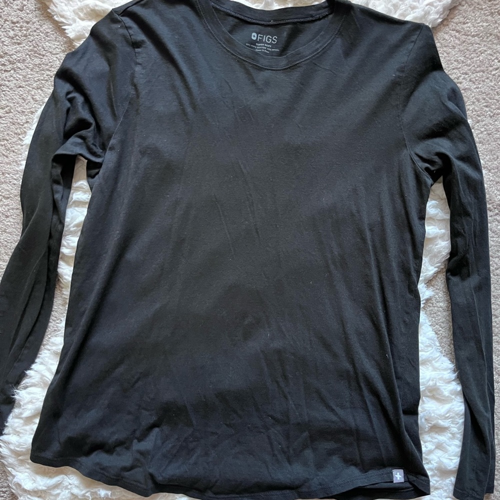 FIGS Womens Underscrub cotton long sleeve